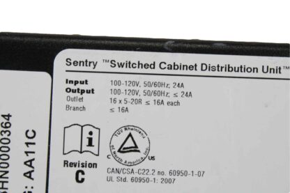 Server Technologies Inc. 16-Slot Cabinet Distribution Unit CX-16V1-L30M - Used - Image 7