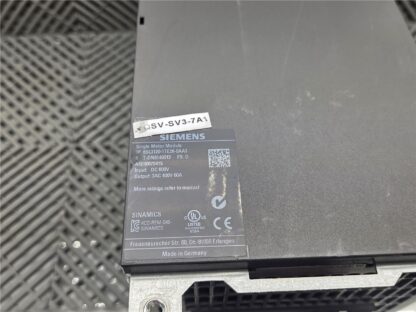 Siemens 6SL3120-1TE26-0AA3 Single Motor Module Servo Drive 60A - Used - Image 17
