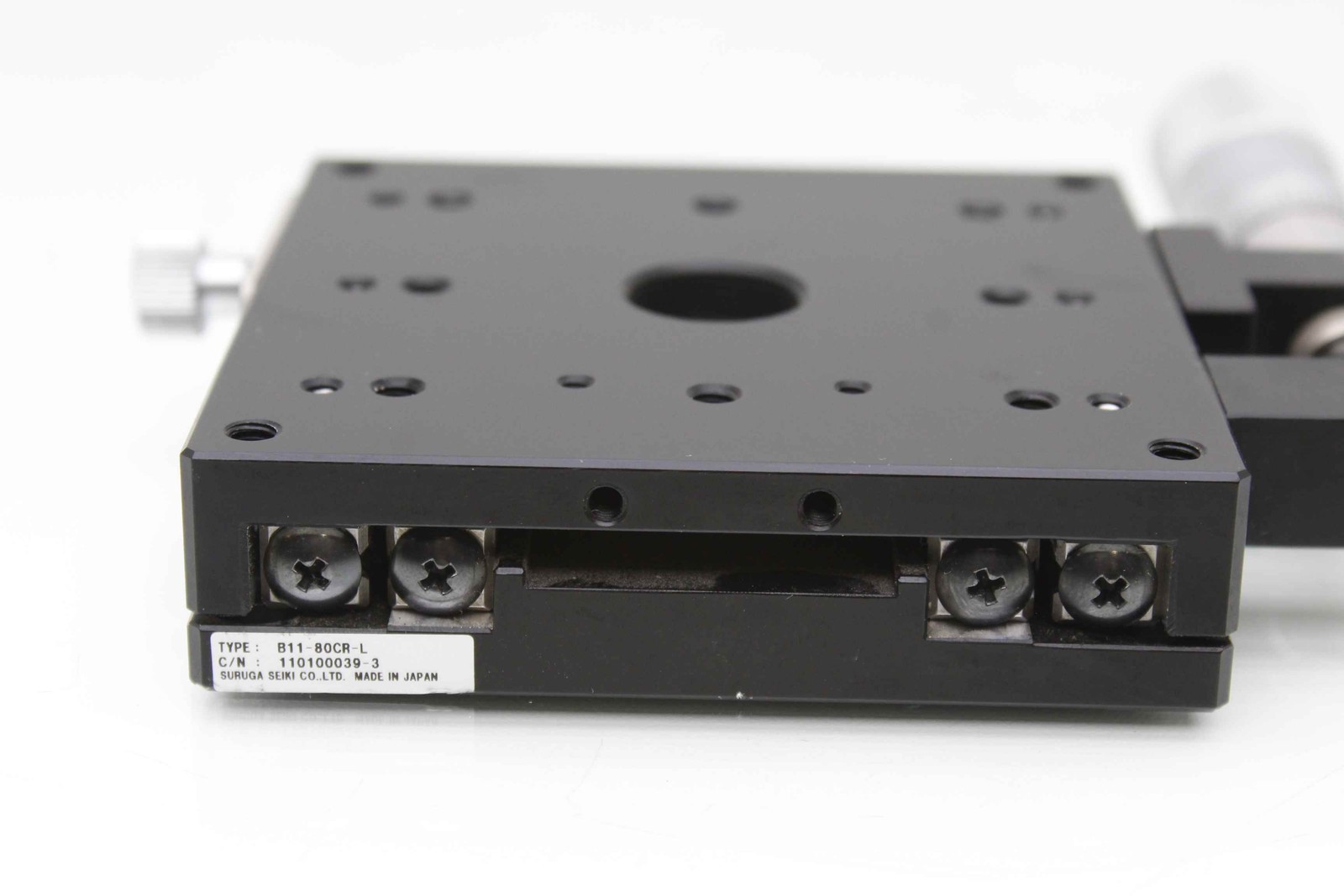Suruga Seiki B11-80CR-L Cross Roller Precision Guide Stage 80mm - Used - Image 3