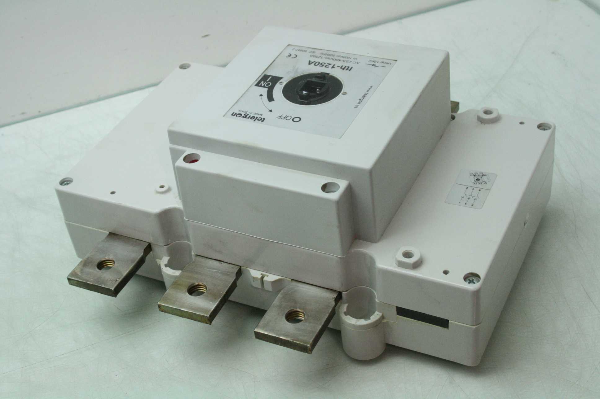 Telergon S5-12503PS0 Three Pole Disconnect Switch 400V AC @ 1250A - Used - Image 16