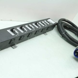 TeraData 315-0610808 PDU, 6-Outlet Power Strip 200-240V w/ Walther 269 409 - Used
