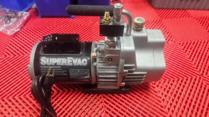 Yellow Jacket SuperEvac 93560 2 Stage Vacuum Pump 6 CFM, 115V AC - Used