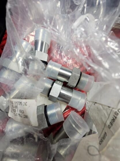 (10) Brennan 4604-16-12-O 3/4" Male SAE ORB x 1" Beaded Hydraulic Hose Barbs - New - Image 6