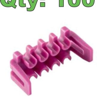 (100) Aptiv 15418415 GT 150 Series 8-Contact TPA Secondary Lock Clip - New