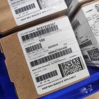 (100) Molex 0191930307 Tin Plated Copper Lug MX G2 2 AWG / 3/8" Hole - New