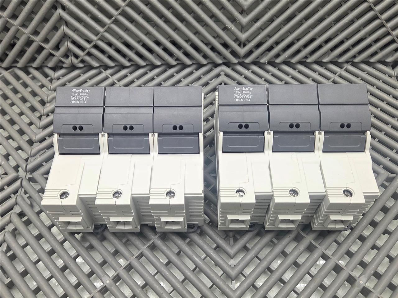 2 Allen-Bradley 1492-FB3J60 Fuse Holders with LittelFuse JTD 50 ID Fuses - Used - Image 16