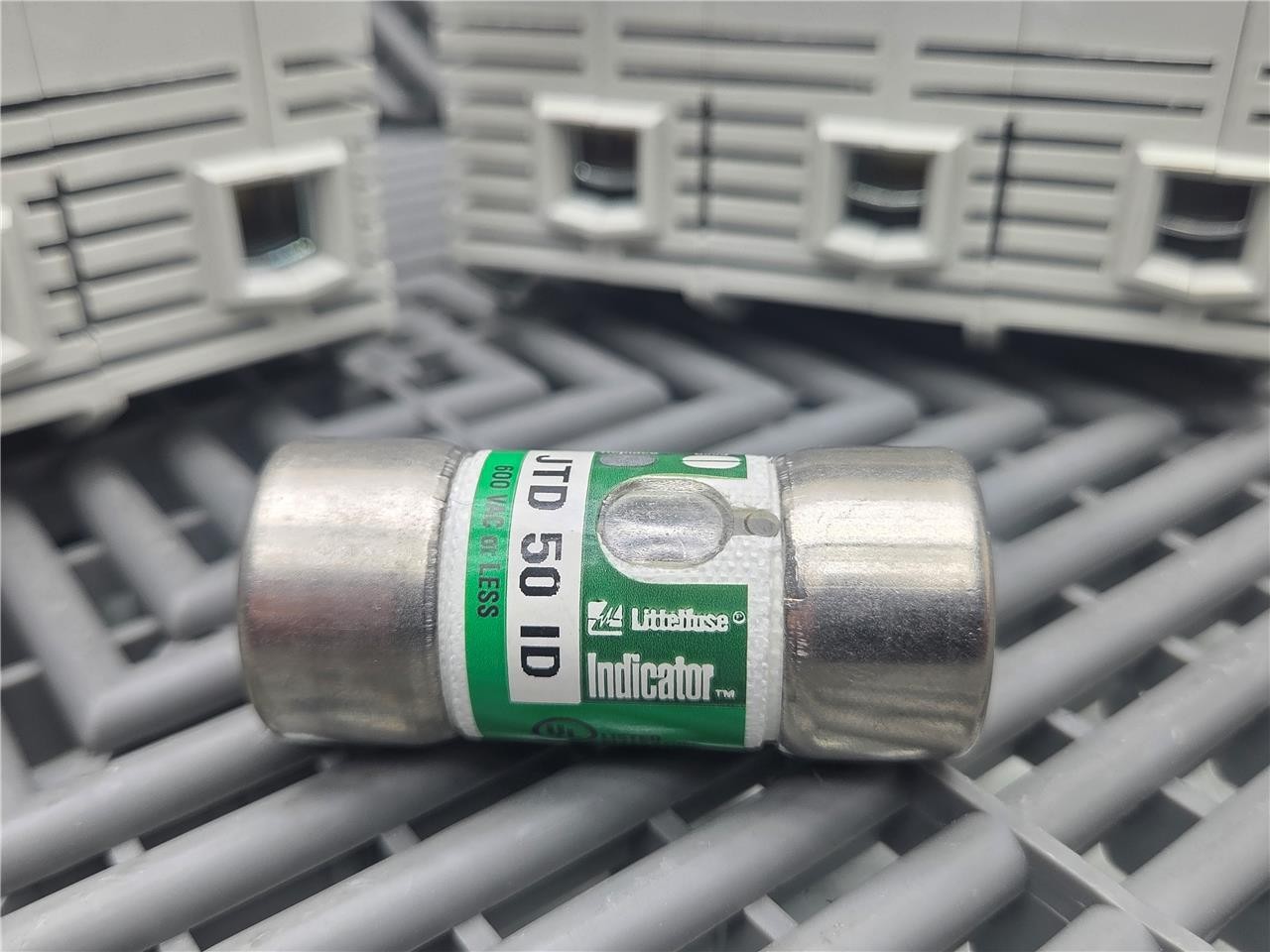 2 Allen-Bradley 1492-FB3J60 Fuse Holders with LittelFuse JTD 50 ID Fuses - Used - Image 7