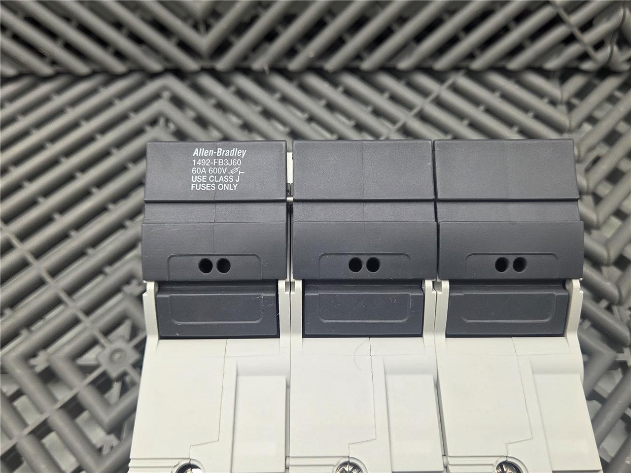 2 Allen-Bradley 1492-FB3J60 Fuse Holders with LittelFuse JTD 50 ID Fuses - Used - Image 8