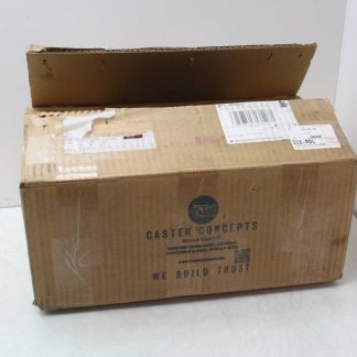 2 Caster Concepts Steel Ball Bearing 6" x 2" Fixed Casters Polyurethane Treads - New