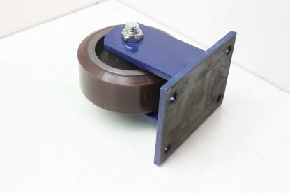2 Caster Concepts Steel Ball Bearing 6" x 2" Fixed Casters Polyurethane Treads - New - Image 5