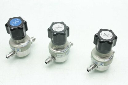 3 Parker Veriflo 48000100 IR401W2PFSMM Stainless Steel Regulators - Used - Image 18