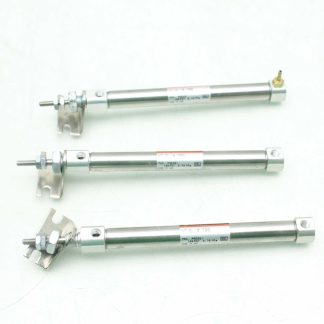 3 SMC NCJ2L10-300 Round Body Air Cylinders / - Used