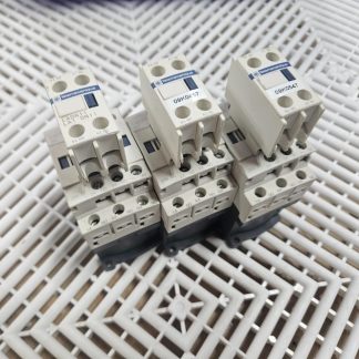 3 Telemecanique / Schneider CAD50BD Contactor 5 Pole 10A / 24V DC Coil - Used