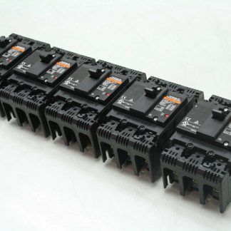 5 Fuji Electric EA33AC-BB3AEAC-005 Three Pole Circuit Breaker 5A / 440V AC - Used