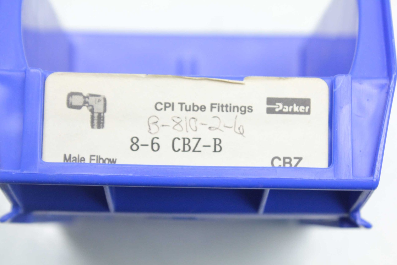 6 New Parker 8-6 CBZ-B CPI Male Elbows / 1/2" Tube x 3/8" MNPT / B-810-2-6 - New - Image 3