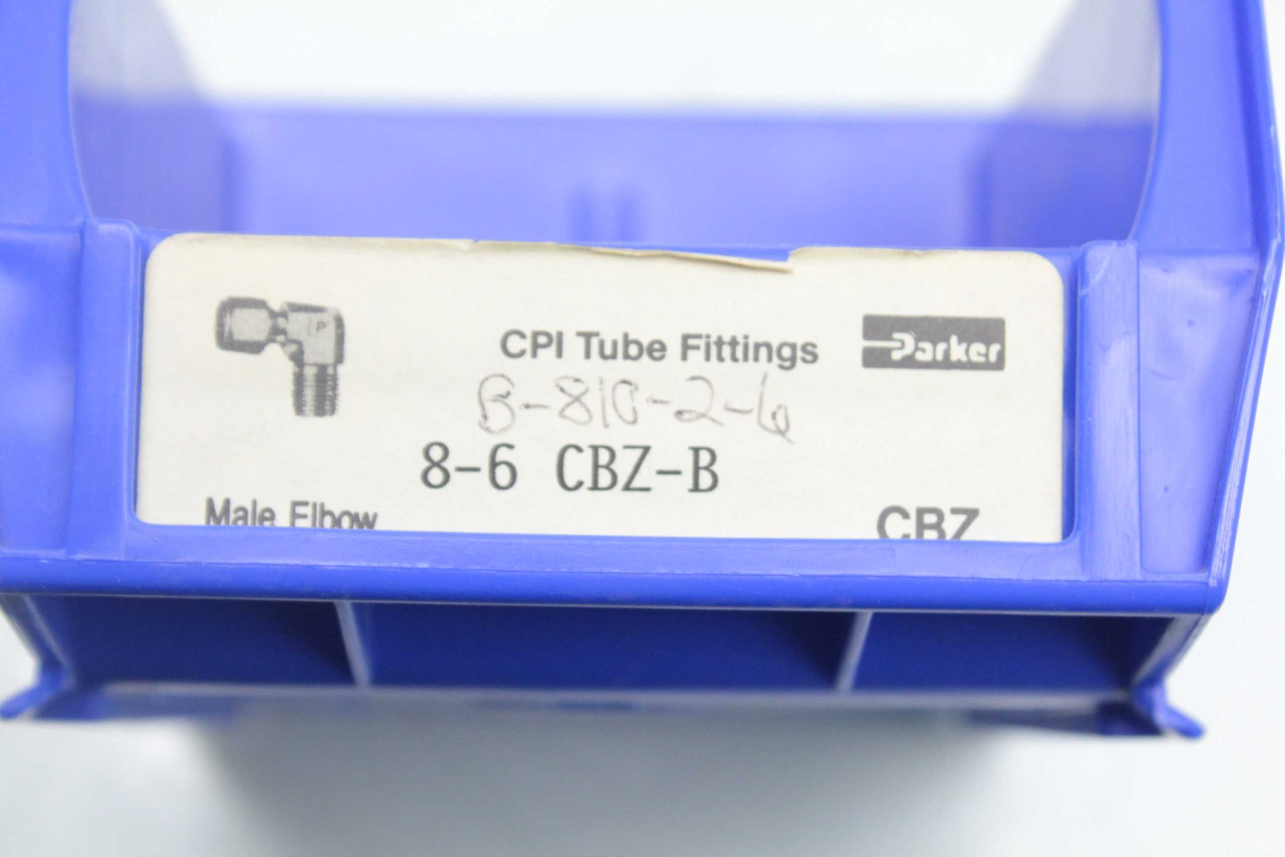 6 New Parker 8-6 CBZ-B CPI Male Elbows / 1/2" Tube x 3/8" MNPT / B-810-2-6 - New - Image 7