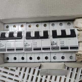 ABL Sursum 3ZU3 3A 3-Pole Z-Char Miniature Circuit Breaker New (Lot of 3) - New