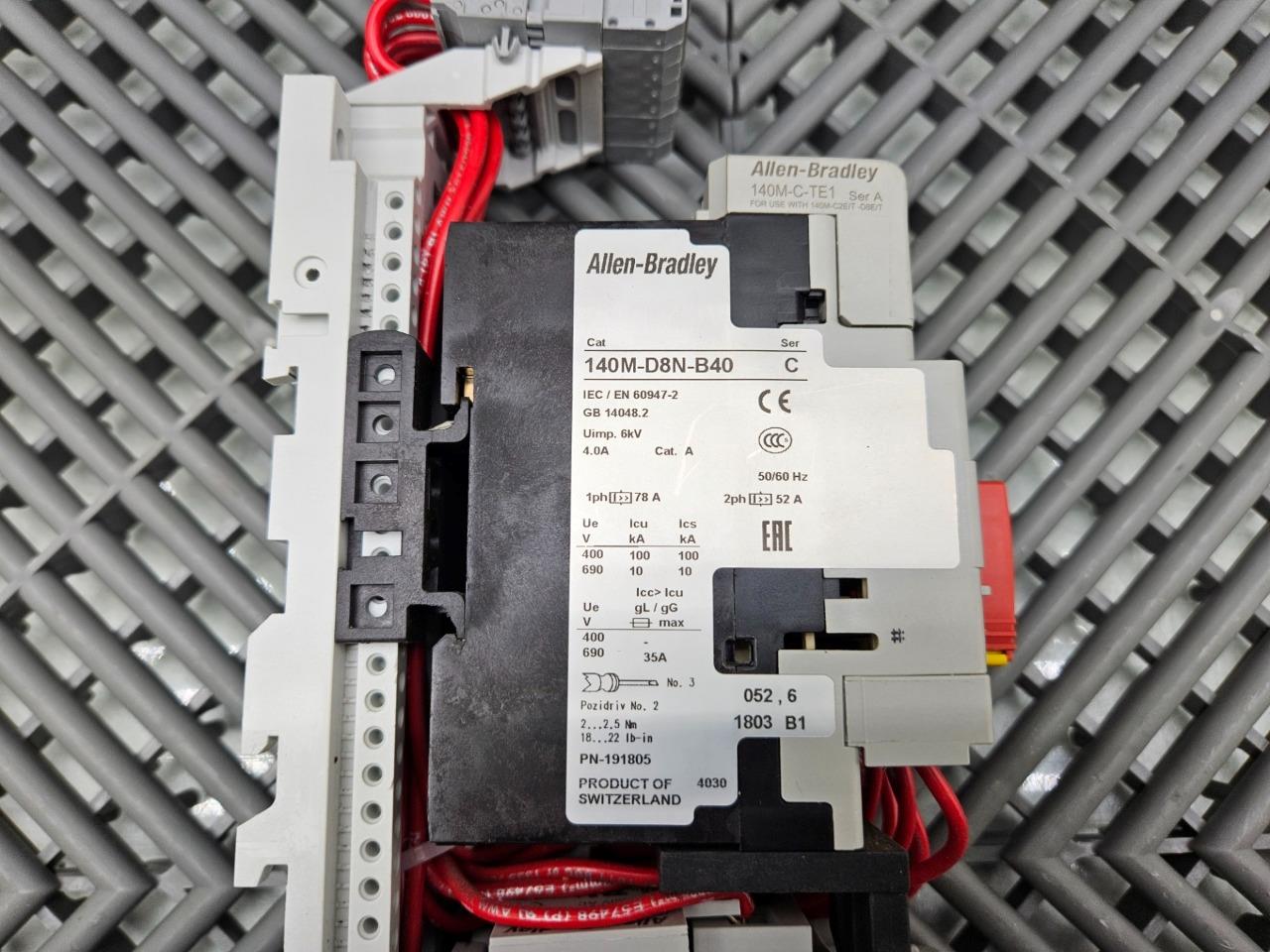 Allen-Bradley 103T-AWD2-RB40C-E1C-KY-R-SP-TE Motor Starter 4A Circuit Breaker - Used - Image 18