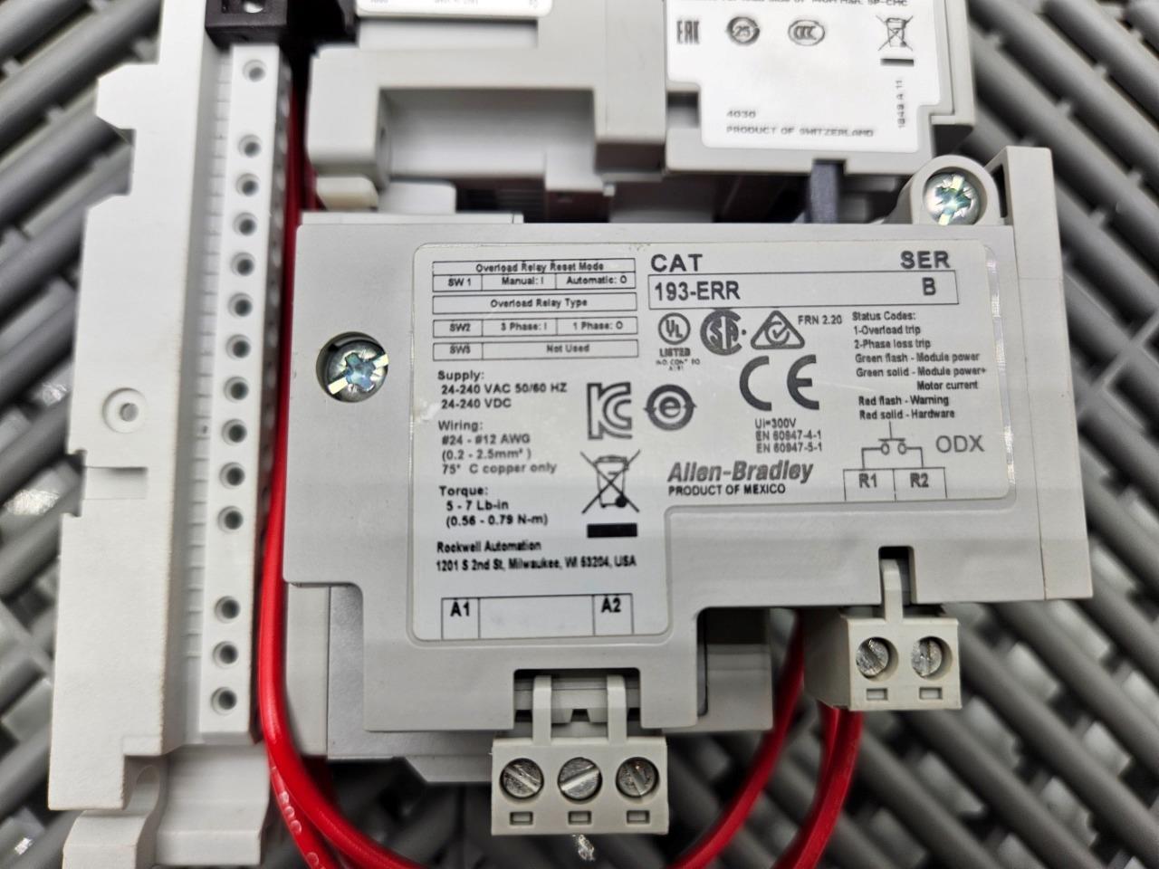 Allen-Bradley 103T-AWD2-RB40C-E1C-KY-R-SP-TE Motor Starter 4A Circuit Breaker - Used - Image 4