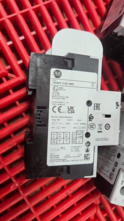Allen-Bradley 140MT-C3E-B40 Motor Protector Circuit Breaker 2.5 - 4A Trip - New other (see details) - Image 13