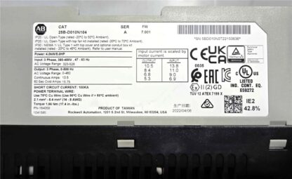 Allen-Bradley 25B-D010N104 Ser A PowerFlex 525 AC Drive 5HP w/Options US Stock - New other (see details) - Image 10