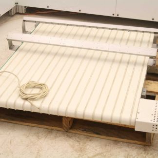Danaher Ribbed Belt Conveyor 34" x 47" Belt Area Neugart WPLE60 Gearhead AKM22E - Used