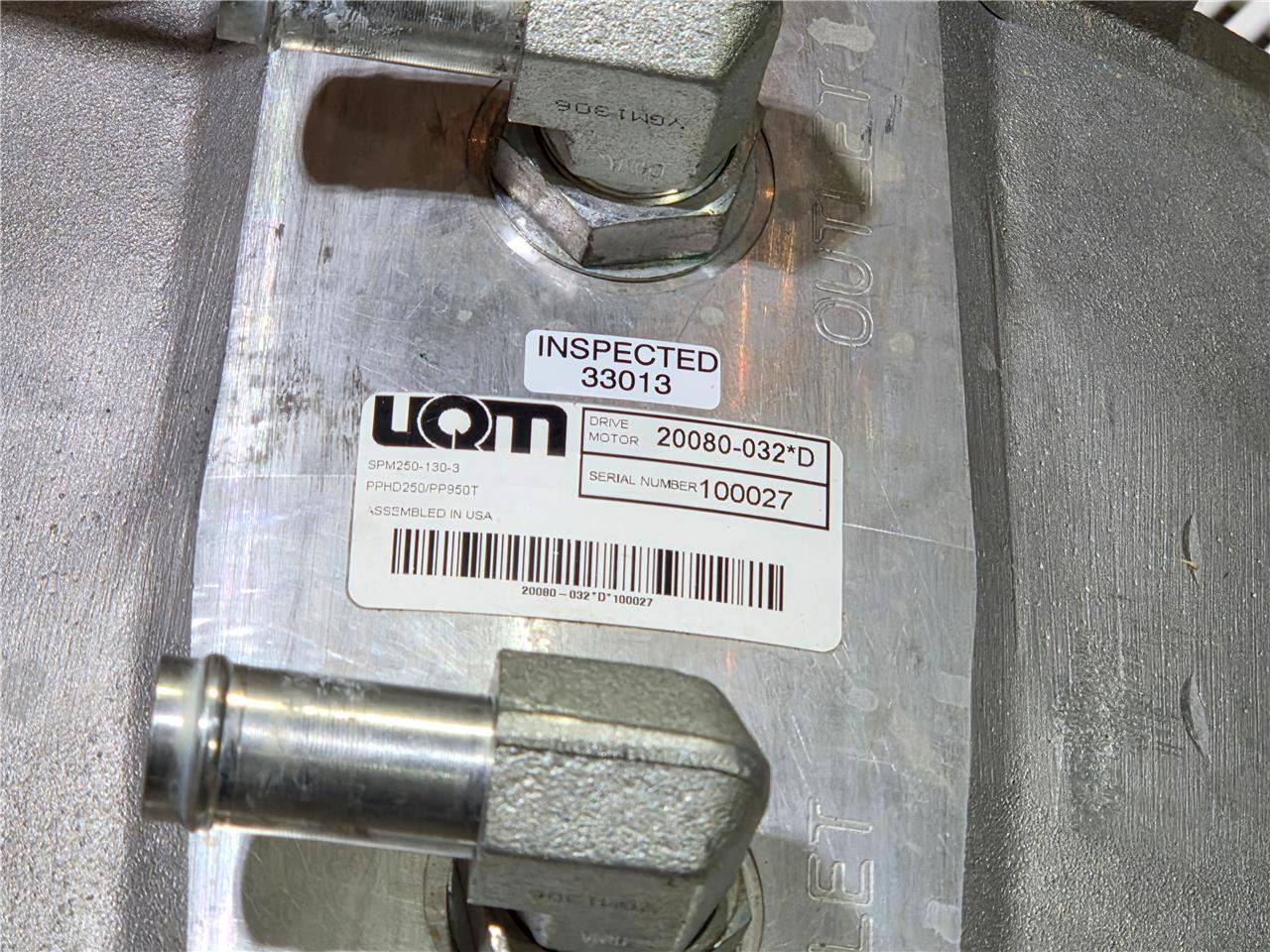 Danfoss UQM SPM250-130-3 EV Motor Transmission w/ PP HD-250 Controller PP950T - Used - Image 27