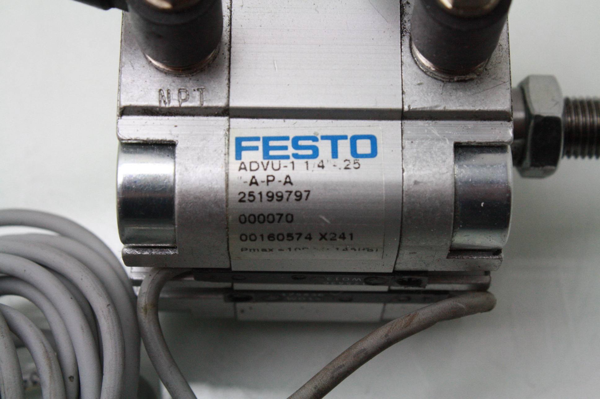 FESTO Cylinder pneumatic  ADVU 1/"-1/"-A-P  1/" bore 1/" stroke new