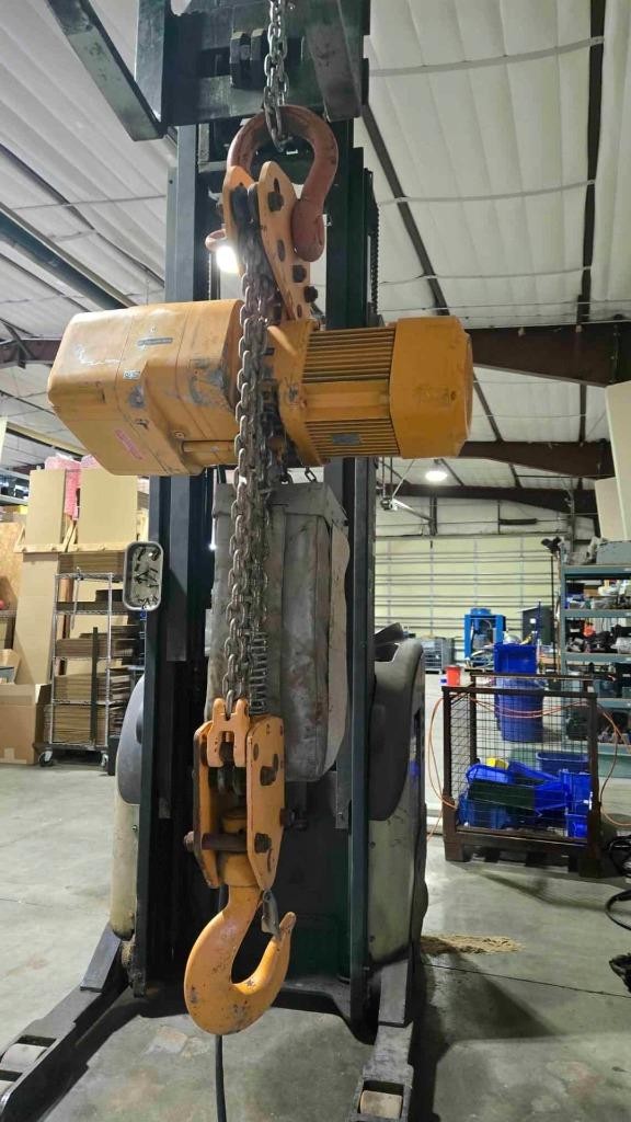 Harrington ER080S-20 Chain Hoist 16,000 lbs / 7.5 FPM / 20 ft Lift Ht / Pendant - Used - Image 10