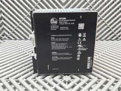 IFM AC1258 AS-i Power Supply 100-120 / 200-240V, Output: 30.5VDC - Used - Image 5