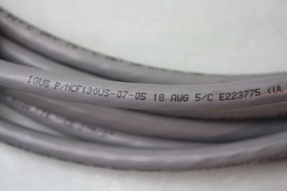 Igus CF130US-07-05 Chainflex 18 AWG / 5 Conductor Robotic Control Cable 25' - Used - Image 5