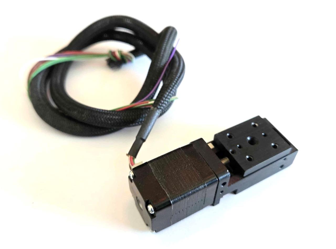 Micronix VT-21 Linear Stage with 16" Cable 10mm Stroke 5 mm/s Travel - Used - Image 9