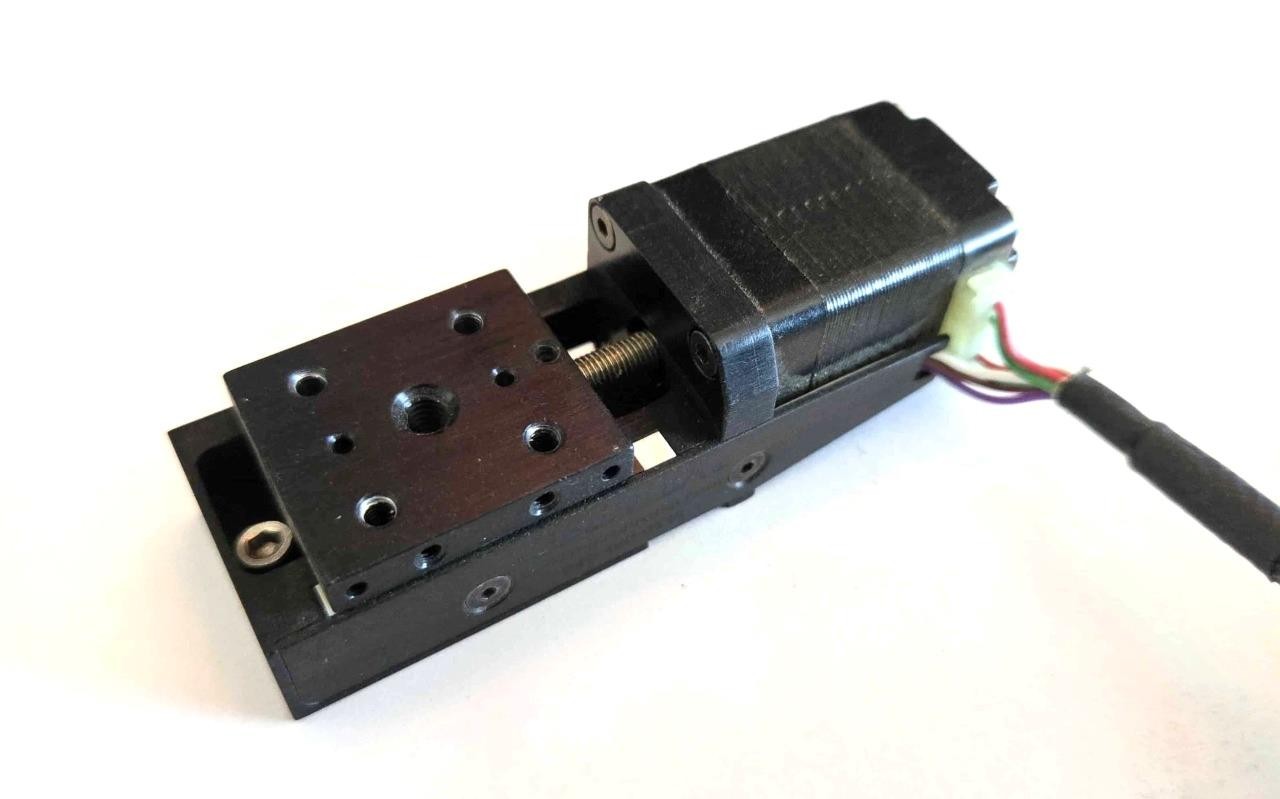 Micronix VT-21 Linear Stage with 16" Cable 10mm Stroke 5 mm/s Travel - Used