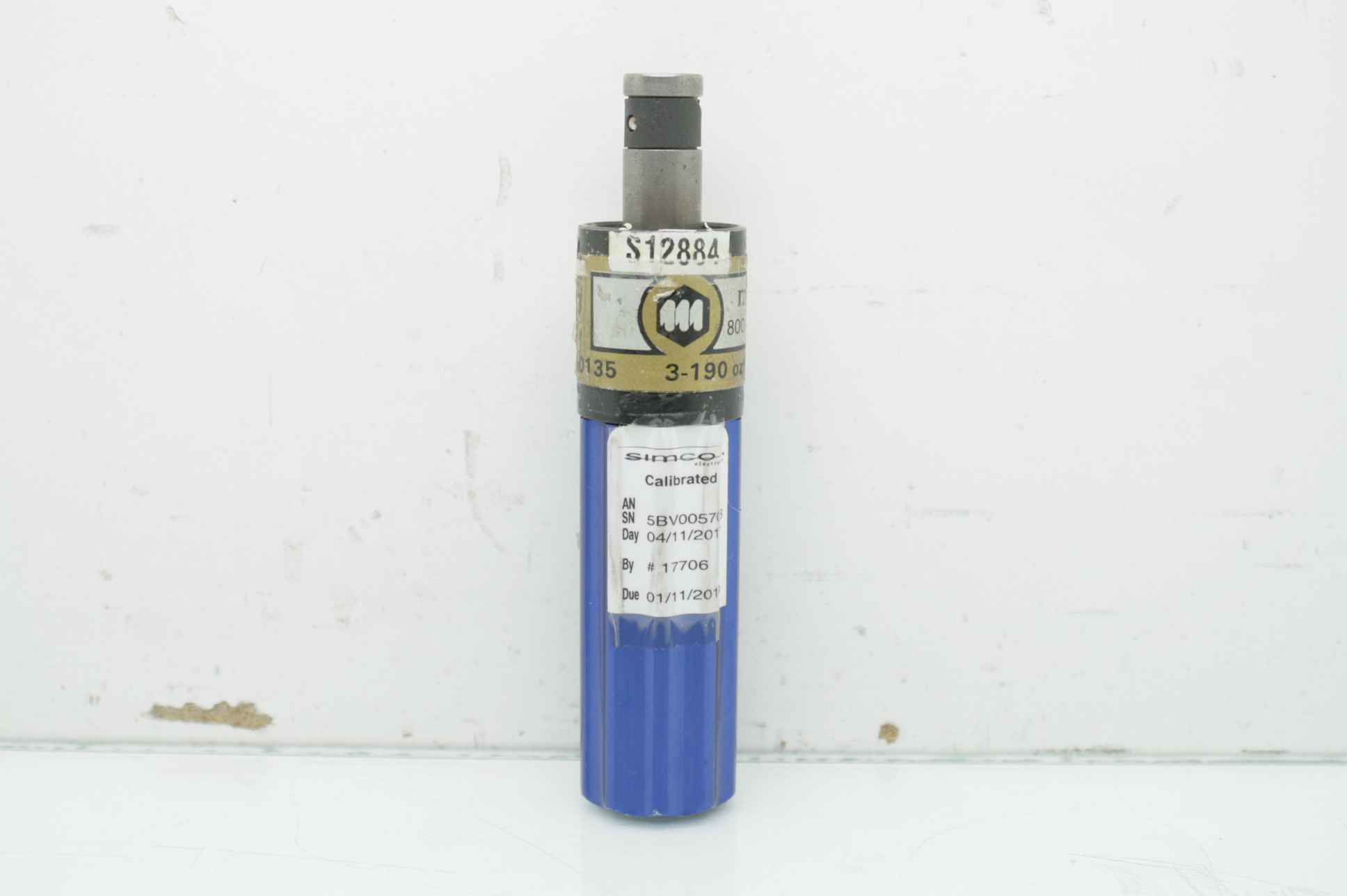 Mountz Minor TLS0135 Preset Torque Screwdriver SD Blue 3.5 in-lb Calibrated - Used - Image 12