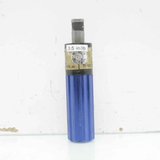 Mountz Minor TLS0135 Preset Torque Screwdriver SD Blue 3.5 in-lb Calibrated - Used