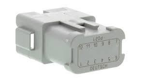 New Deutsch DT04-12PA-P021 Bussed Feedback Receptacle Plug Assembly 12 Pin - New