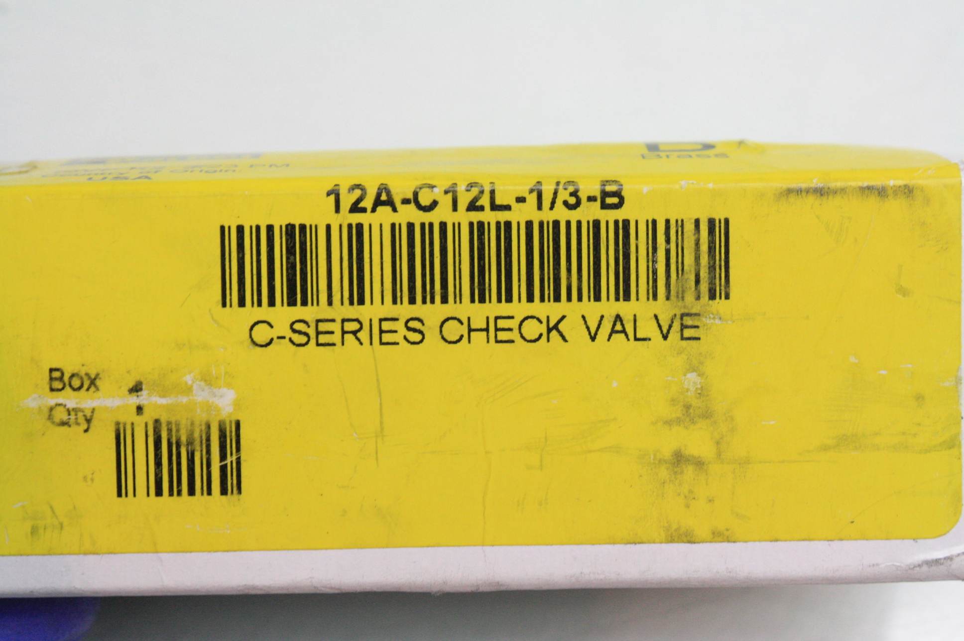 New Parker 12A-C12L-1/3-B Brass Poppet Check Valve 3/4" Tube Fitting 3000 PSI - New - Image 20