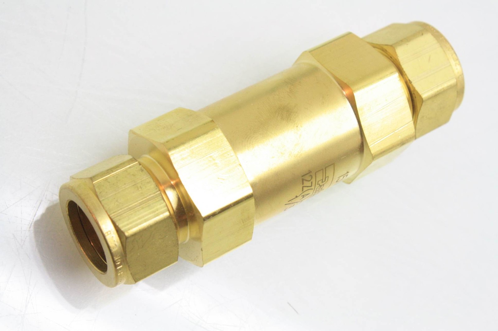 New Parker 12A-C12L-1/3-B Brass Poppet Check Valve 3/4" Tube Fitting 3000 PSI - New - Image 6