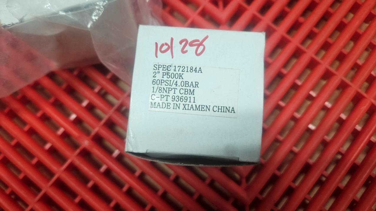 New Parker 936911 Tri-Color Filter Pressure Gauge 12 / 60 PSI 1/8" NPT 172184A - New - Image 11