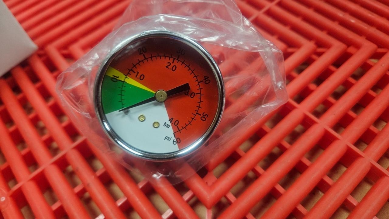 New Parker 936911 Tri-Color Filter Pressure Gauge 12 / 60 PSI 1/8" NPT 172184A - New - Image 4