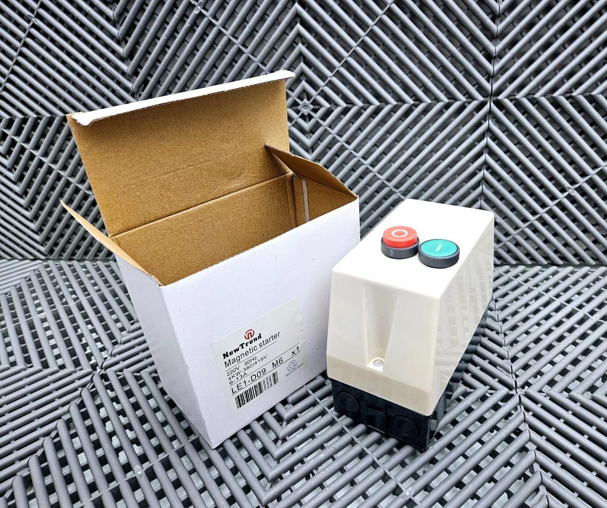 New Trend Magnetic Starter LE1-D09 M6, 4KW @ 380/415V, 9-13A - New - Image 7
