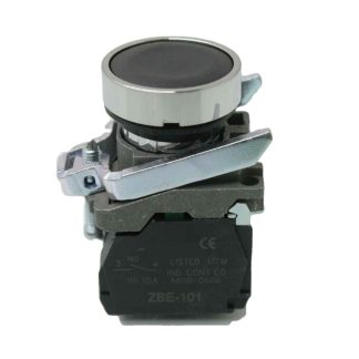 New XB4BA25 22mm Black Non Illuminated Push Button Switch - New