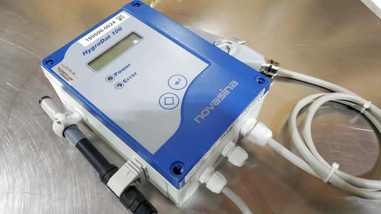 Novasina Hygrodat 100 Hygrometer Relative Humidity Transmitter 24V - Used - Image 7