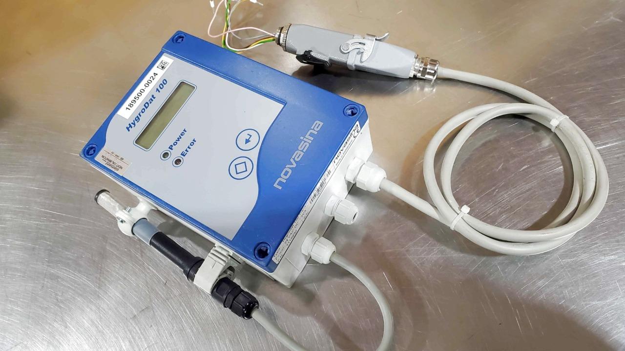 Novasina Hygrodat 100 Hygrometer Relative Humidity Transmitter 24V - Used - Image 10