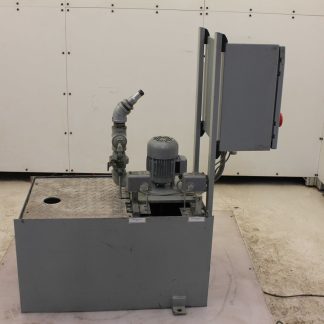 Oberlin Sump Tank 2/3 HP Coolant Tank Pump Telemecanique Starter - Used