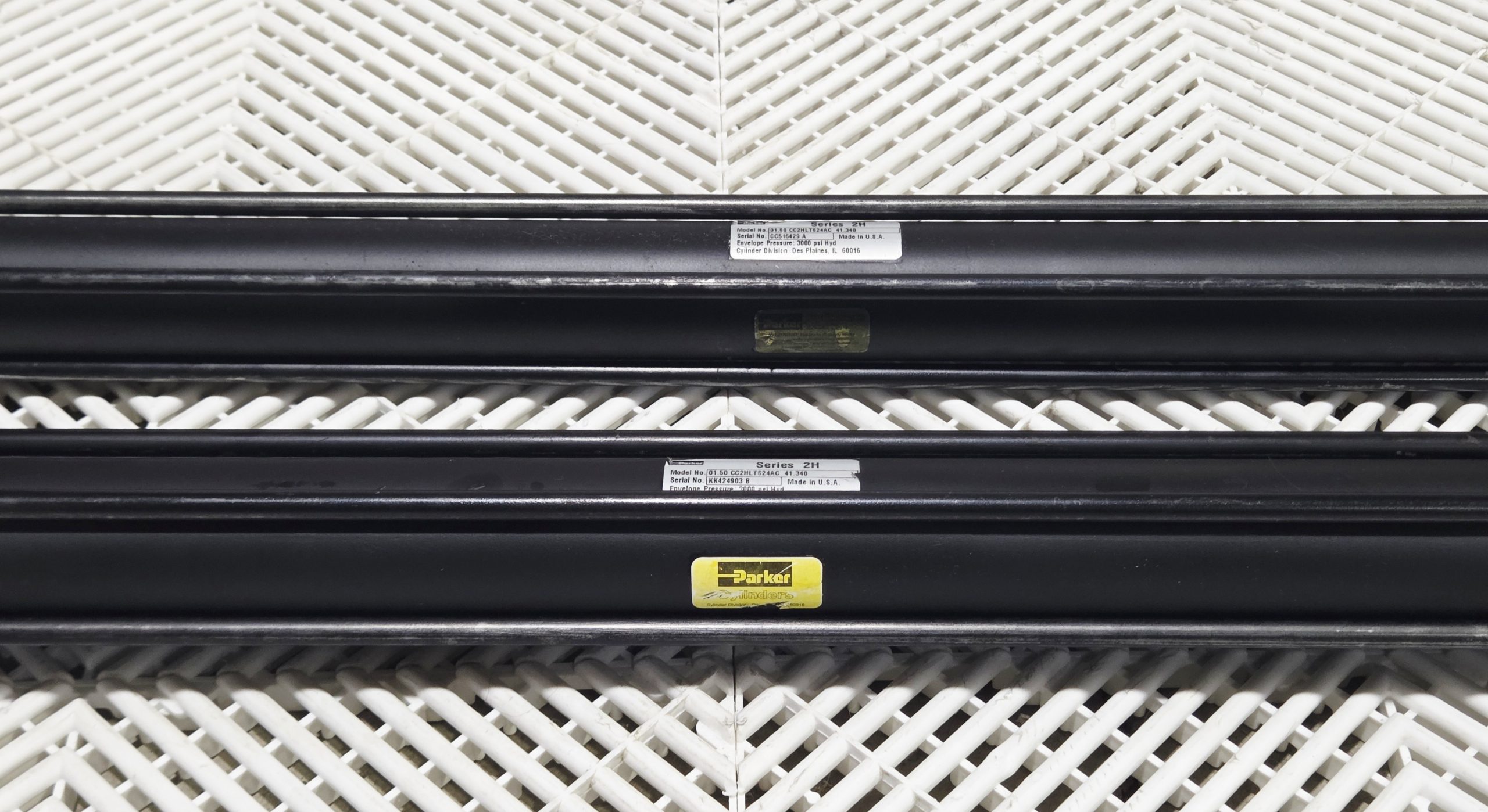 Parker 2H 1.5" CC2HLTS24AC Bore 41" Stroke Dbl Rod Hydraulic Cylinder Lot/2 - Used - Image 23