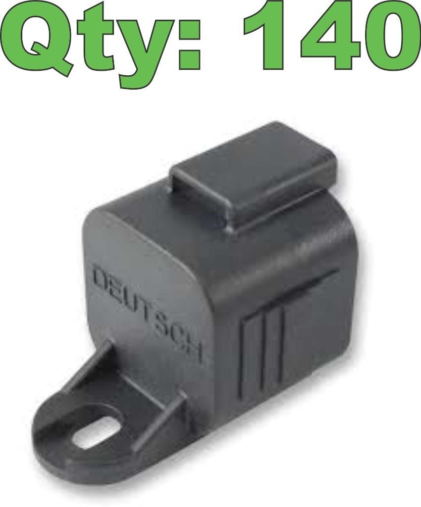 (Qty 140) New Deutsch 1011-347-0605 Dust Cover Cap DT 6-Way - New