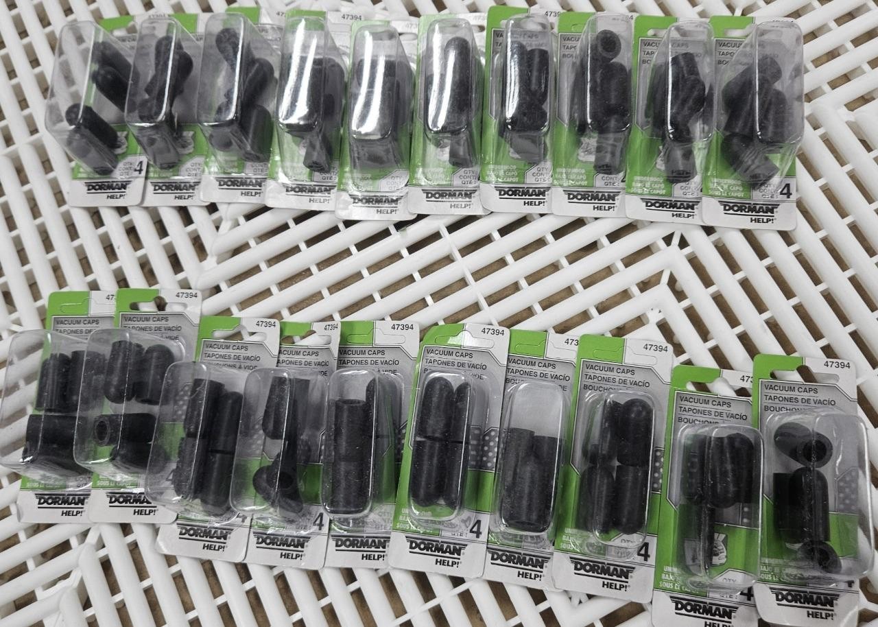 (Qty 80) New Dorman 47394 Vacuum Tubing Cap 5/16" / 8mm - New