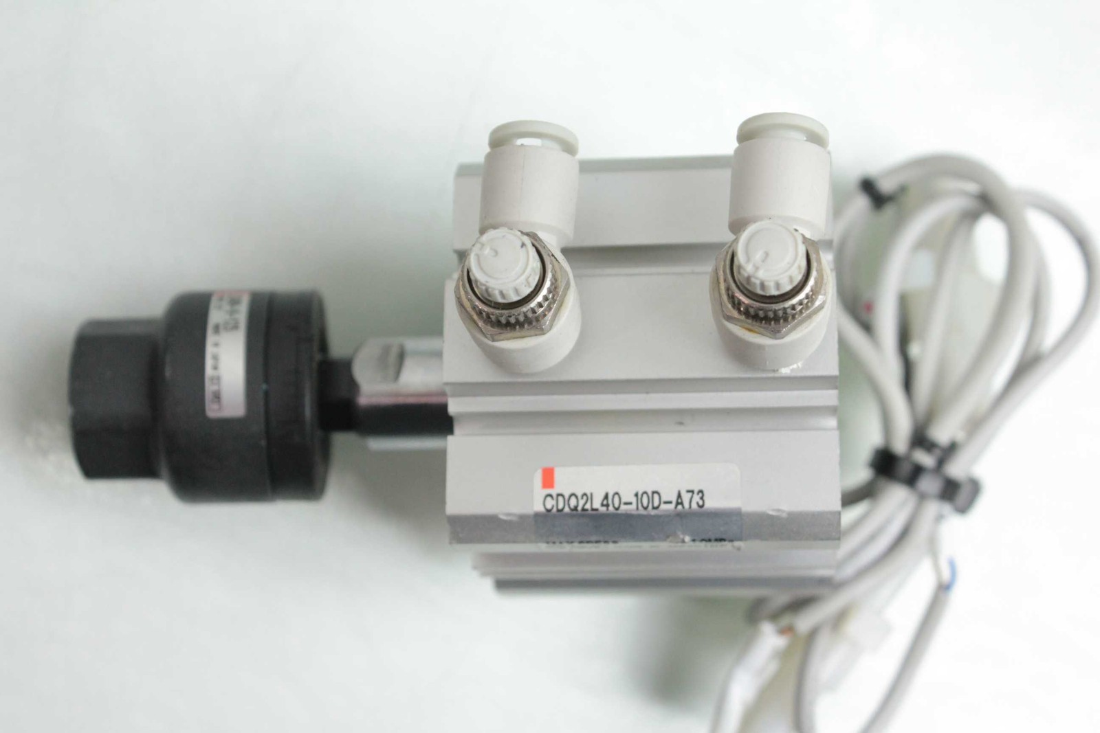 SMC CDQ2L40-10-A73 Pneumatic Air Cylinder 40mm Bore x 10mm Stroke w Limit Switch - Used - Image 3