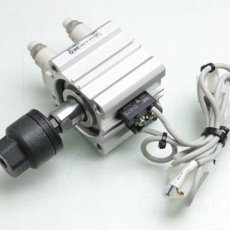SMC CDQ2L40-10-A73 Pneumatic Air Cylinder 40mm Bore x 10mm Stroke w Limit Switch - Used